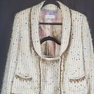 AUTHENTIC VINTAGE SPRING TWEED ESCADA SUIT